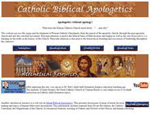 Tablet Screenshot of catholicapologetics.org